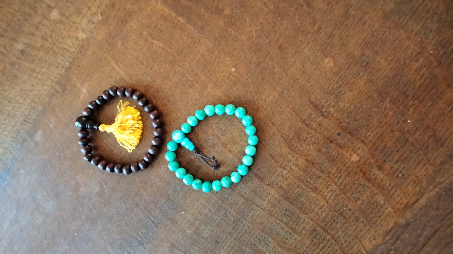 Customer photo review of Bracelets Turquoises