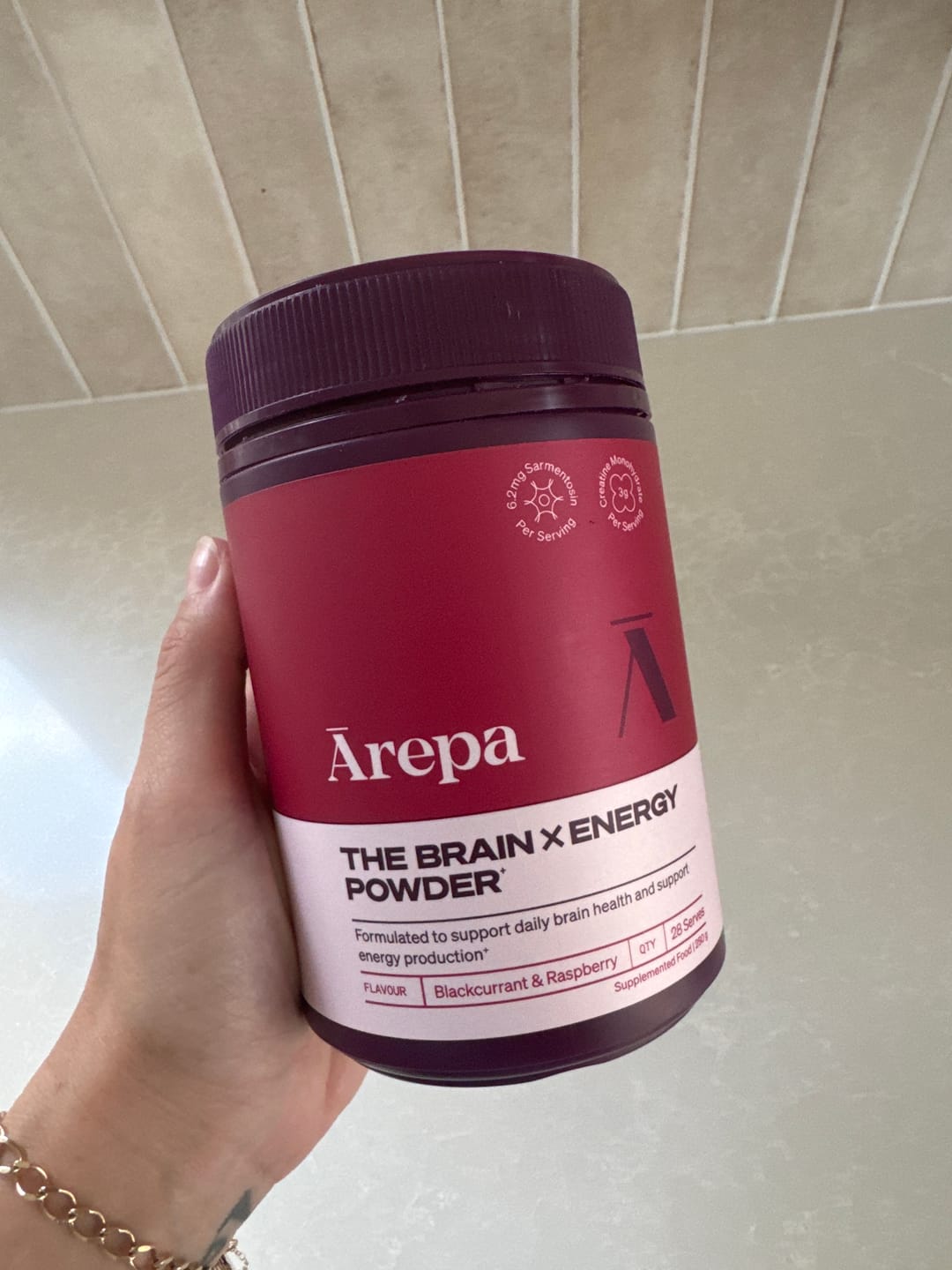 Customer photo review of The Brain x Energy Powder⁺
