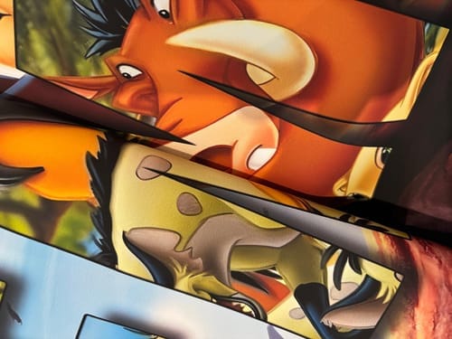 Customer photo review of Dessin Personnalisé Lion
