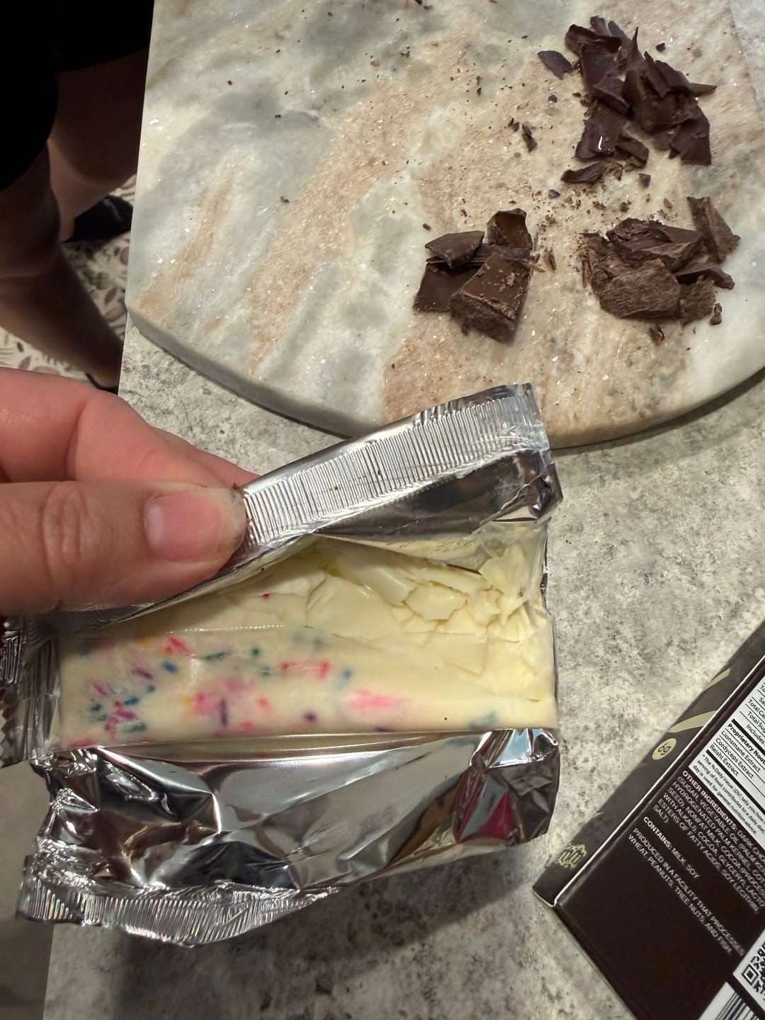 Customer photo review of Mushroom Chocolates
