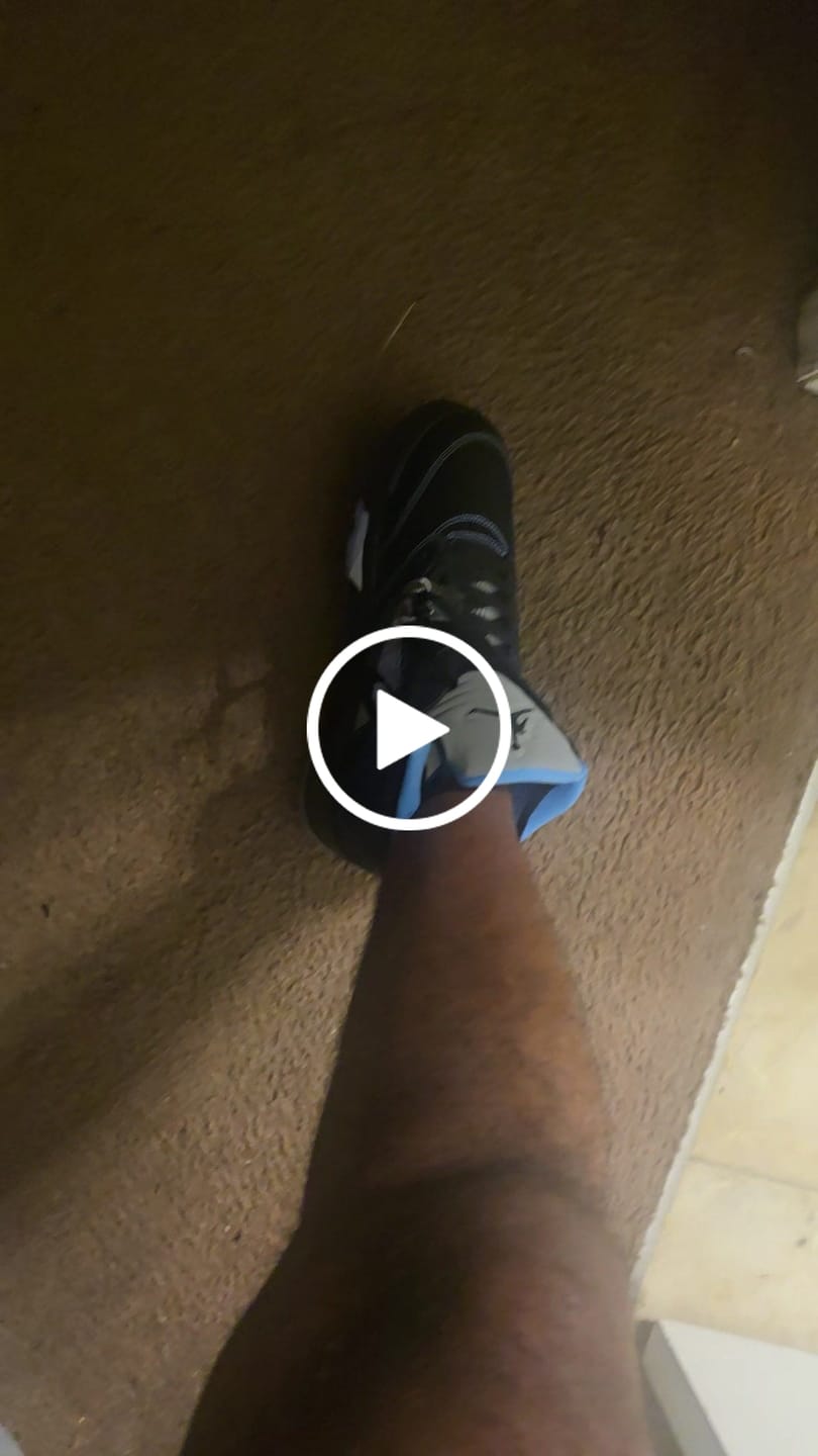 Customer video review of Air Jordan 5 Retro 'Black University Blue' 2026