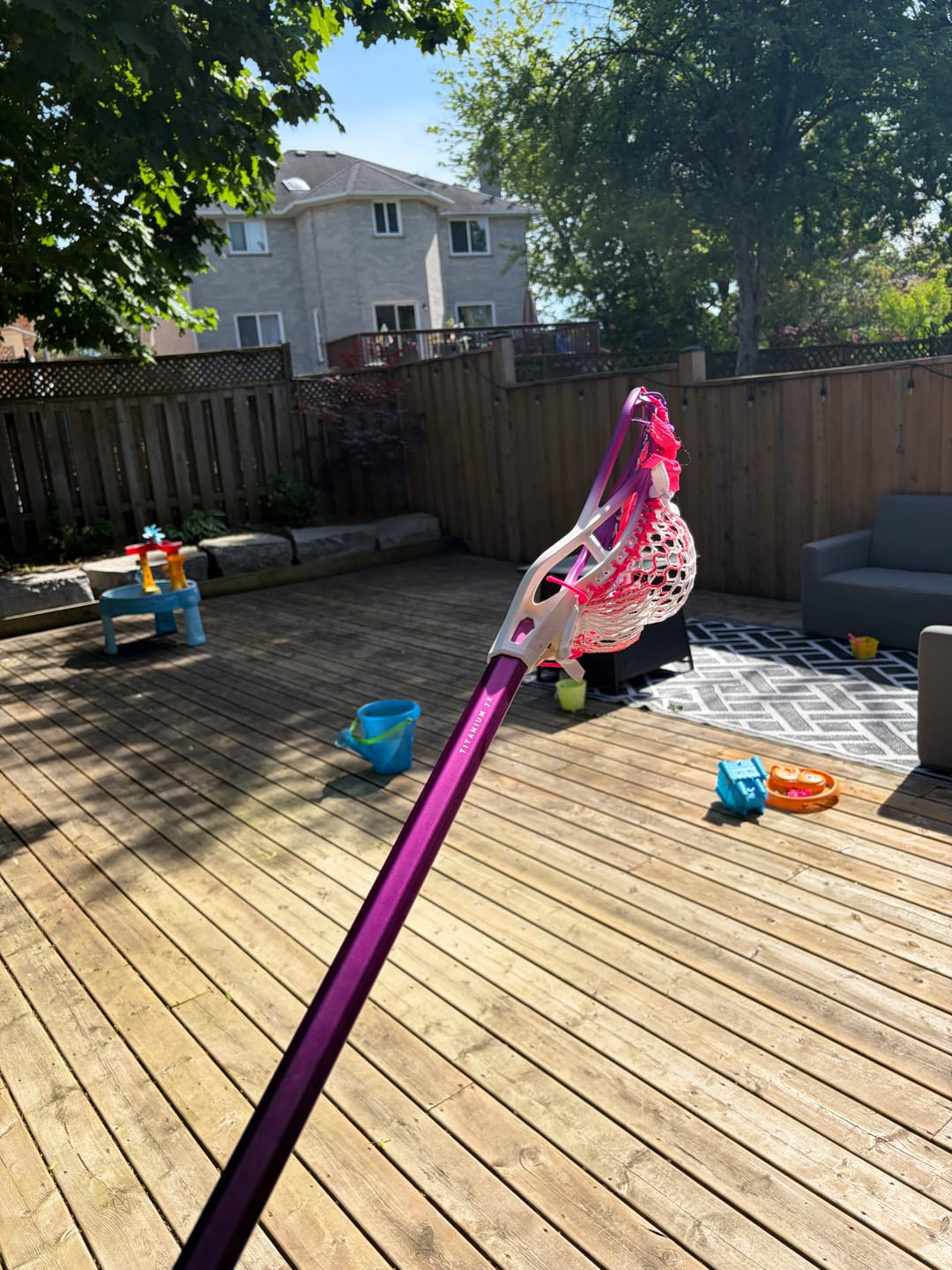 Customer photo review of Titanium 7X Lacrosse Shaft