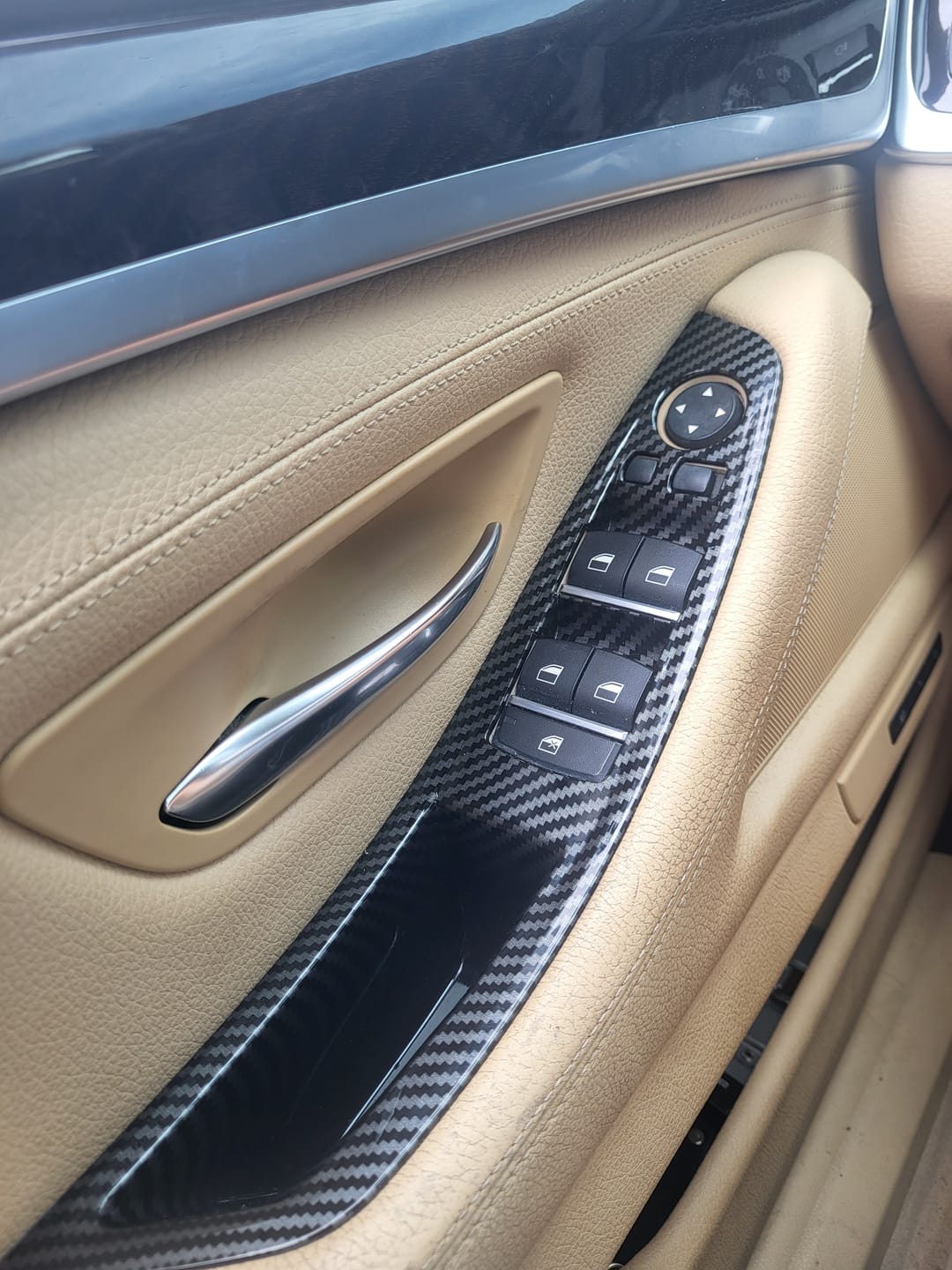 Customer photo review of For BMW 5 Series F10/F11 Inner Door Handle Cover Set – No-Disassembly Fix for Sticky/Melting Handles (2011–2017)