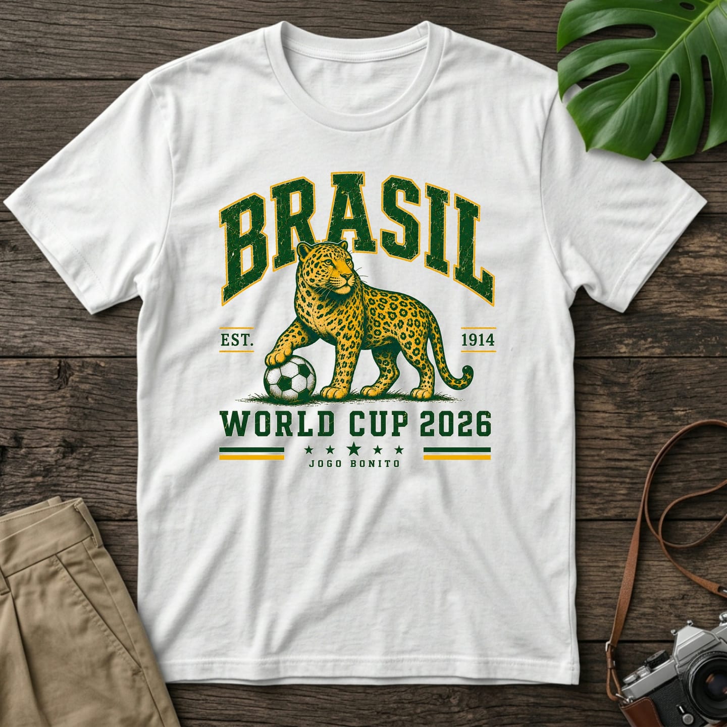 Customer photo review of Brasil World Cup Organic T-Shirt