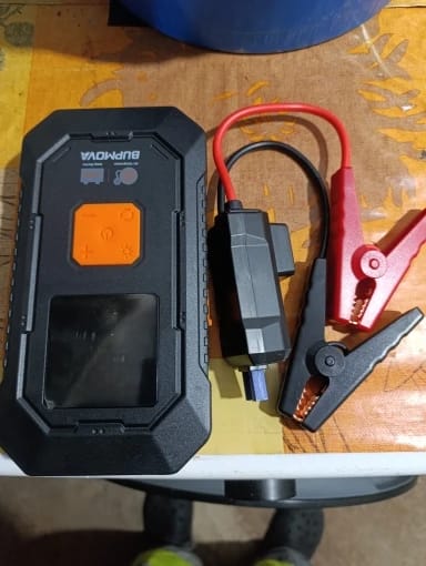 Customer photo review of Portable Car Jump Starter & Tire Inflator — 4-in-1 Emergency Car Tool