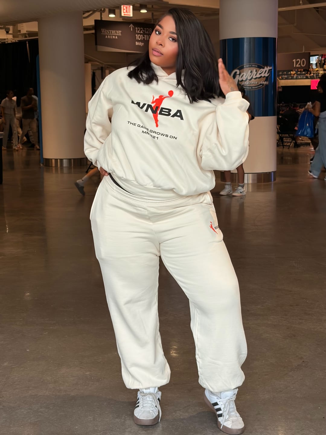 Customer photo review of WNBA x Round21 Hoodie by Marsai Martin