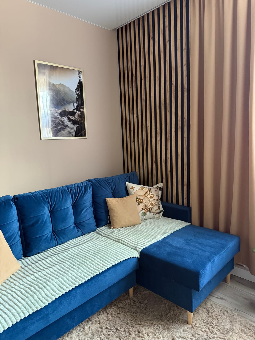 Customer photo review of Narożnik BLANK velvet