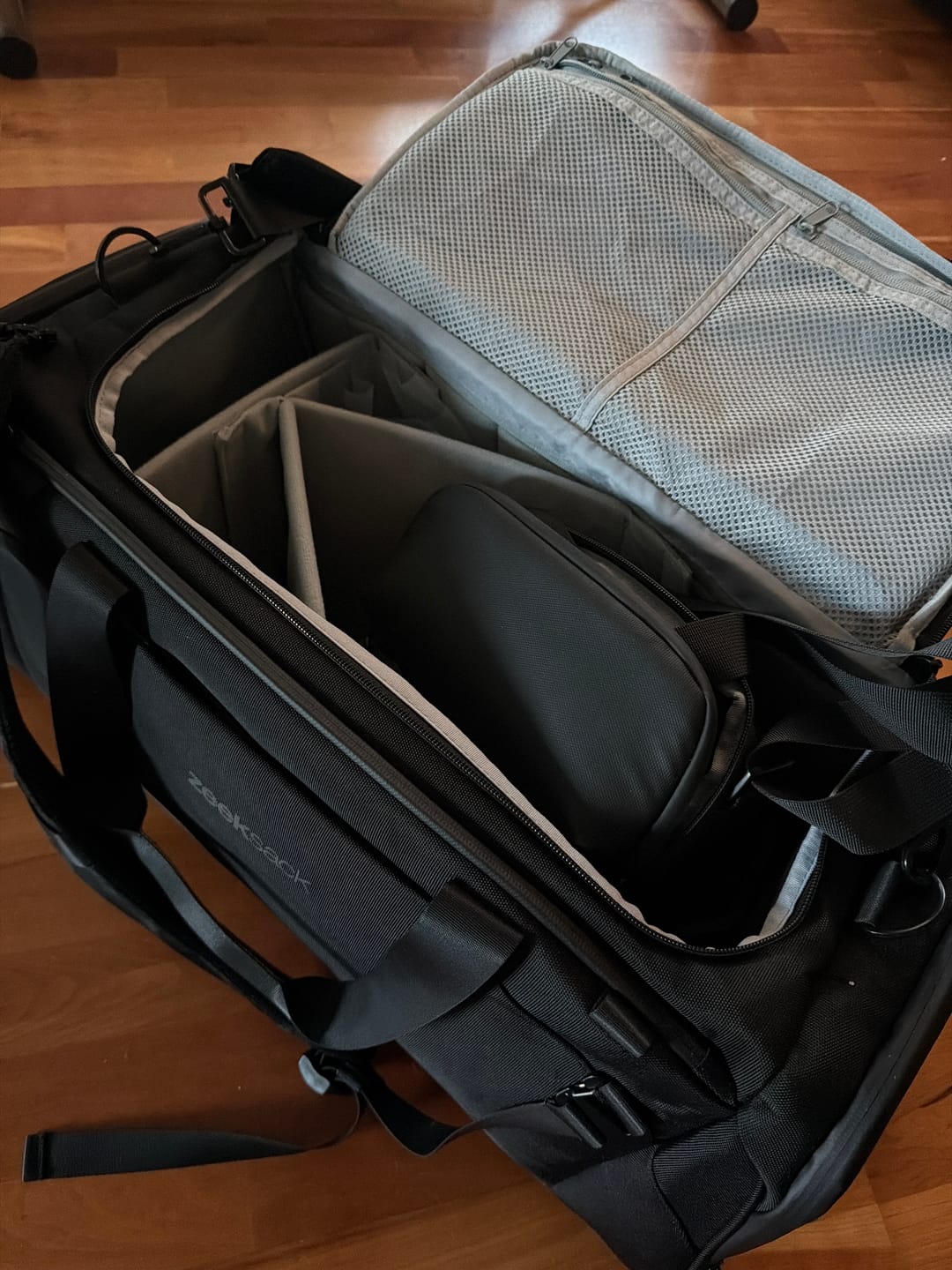 Customer photo review of The Weekender 50L