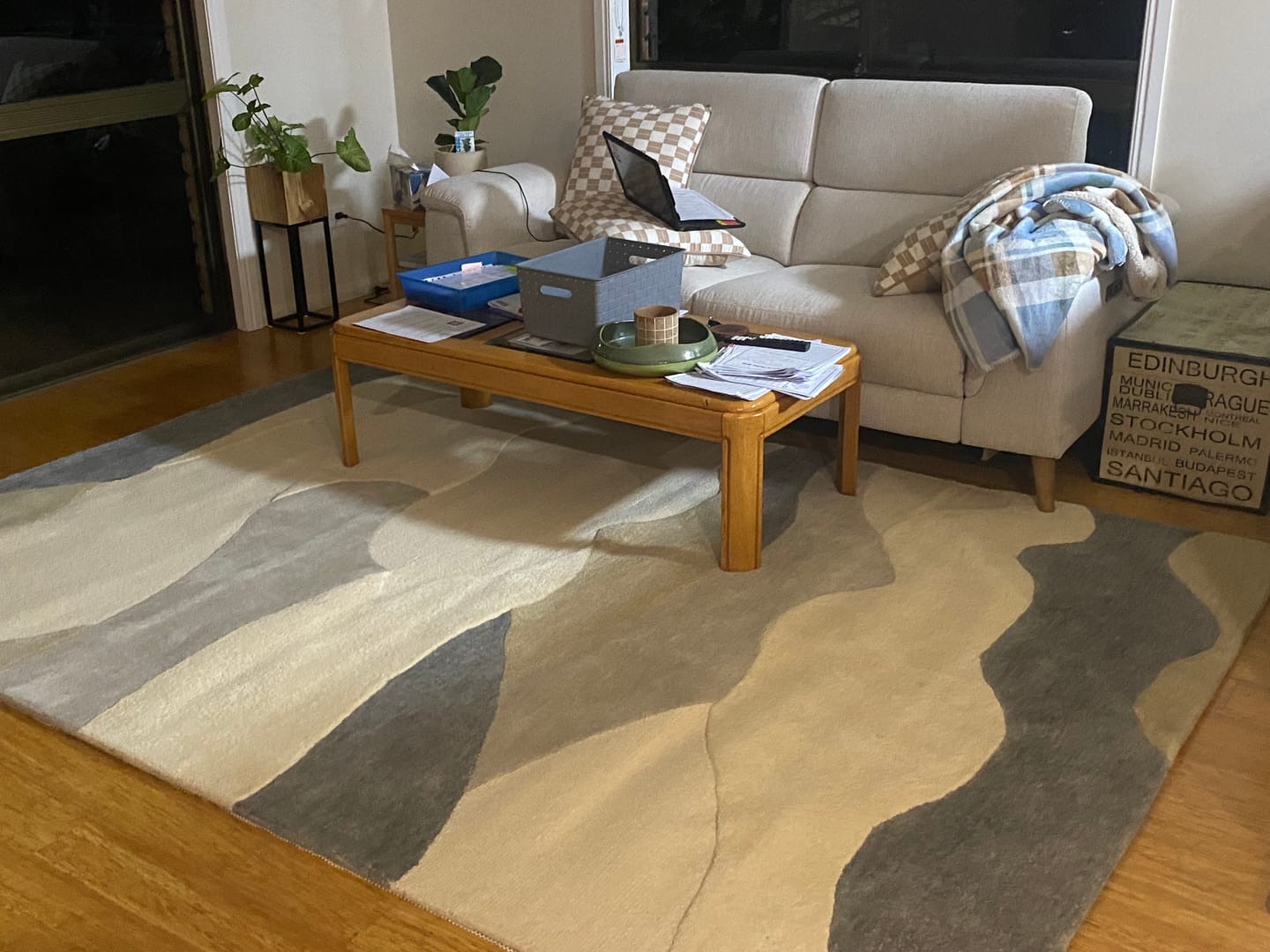 Customer photo review of Oceana Multi Wool Rug