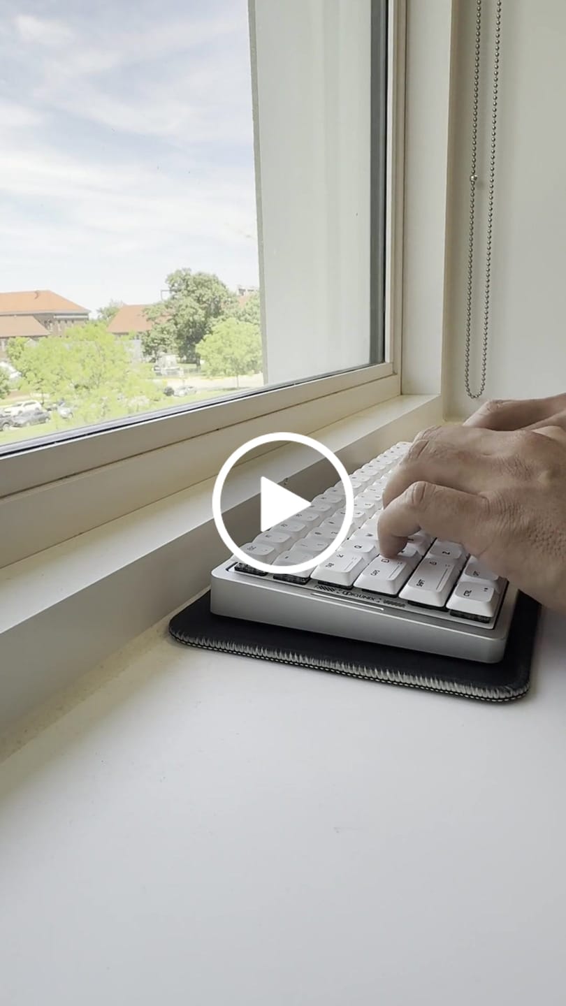 Customer video review of IQUNIX MQ80 Aluminum Low Profile Mechanical Keyboard