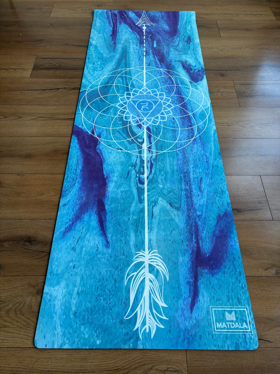 Customer photo review of Mat de Yoga EcoStudio Vishuddha – Chakra Garganta (5 mm)