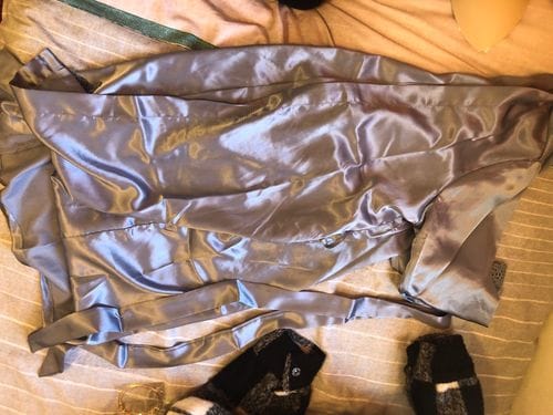 Customer photo review of Satin Sleepwear Pajama Set