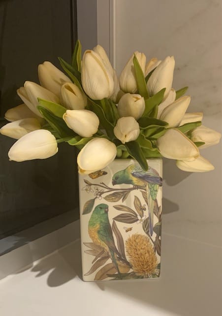 Customer photo review of Vase Small Golden Hour