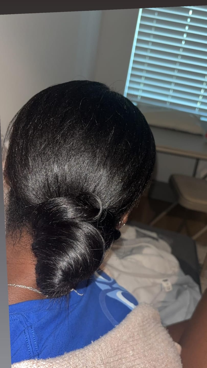 Customer photo review of Top Virgin Hair Machine Weft Brazilian 100% Human Hair Sew In Bundles Jet Black (#1)
