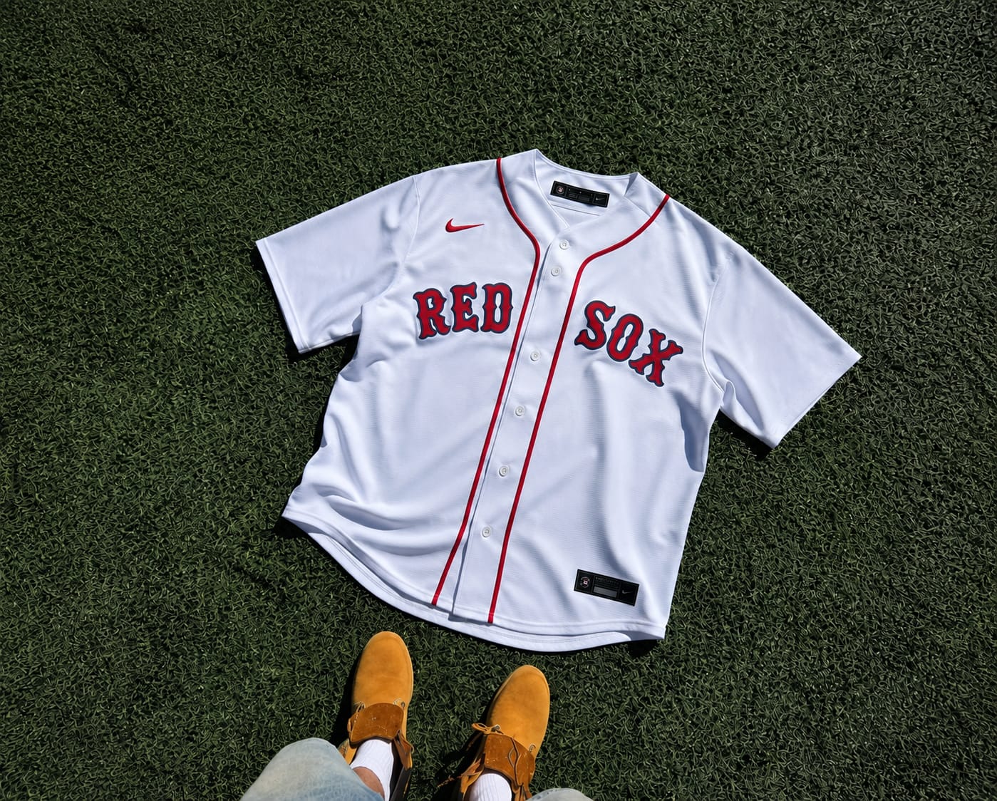 Customer photo review of Boston Red Sox Jersey