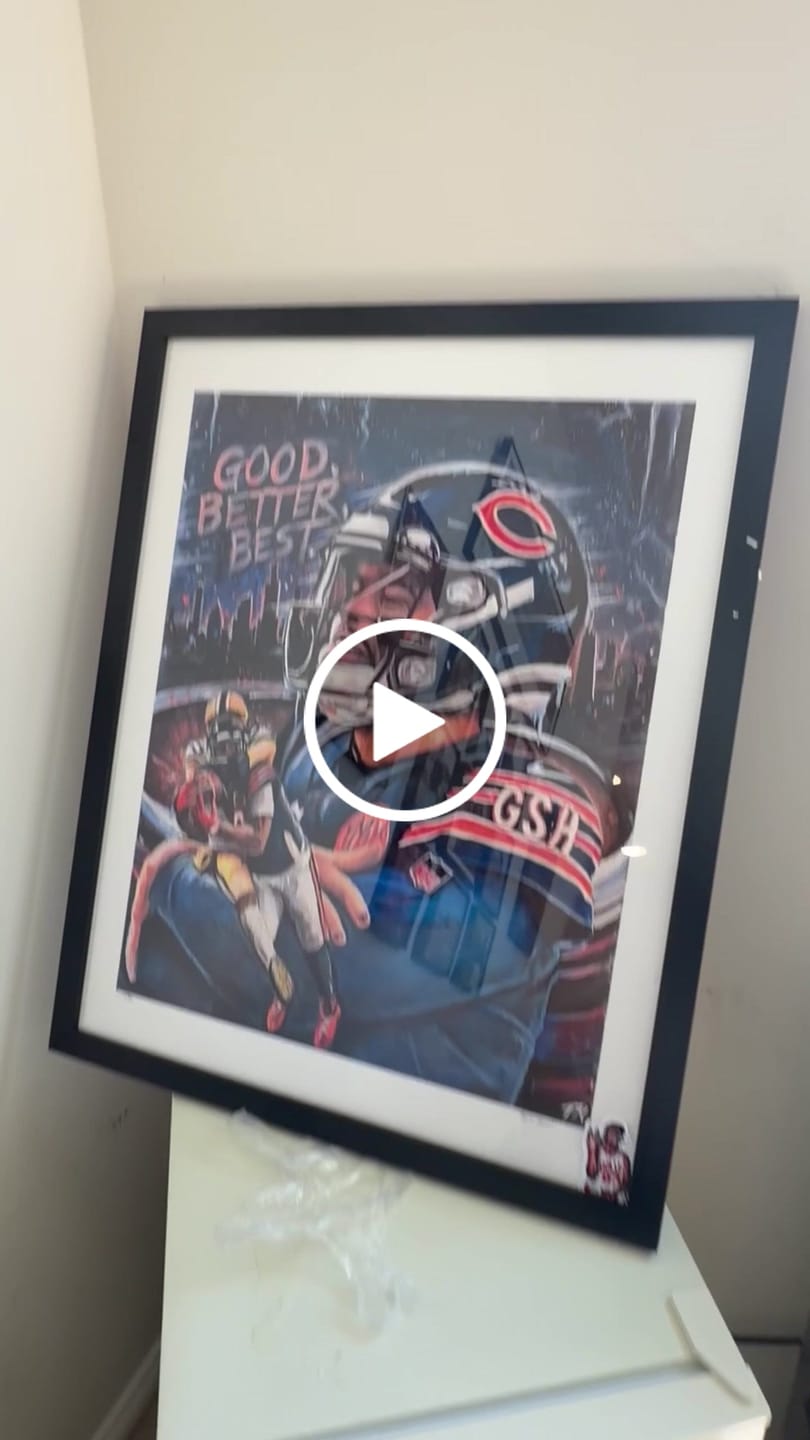 Customer video review of Caleb "Iceman" Williams Limited Edition Poster Print