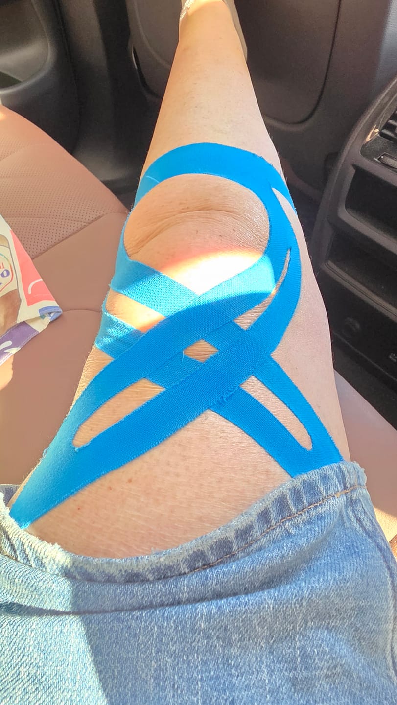 Customer photo review of Flex Pro - Bandes pour genoux
