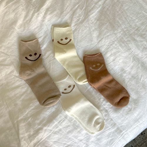 Customer photo review of Happy Face Socks Pack