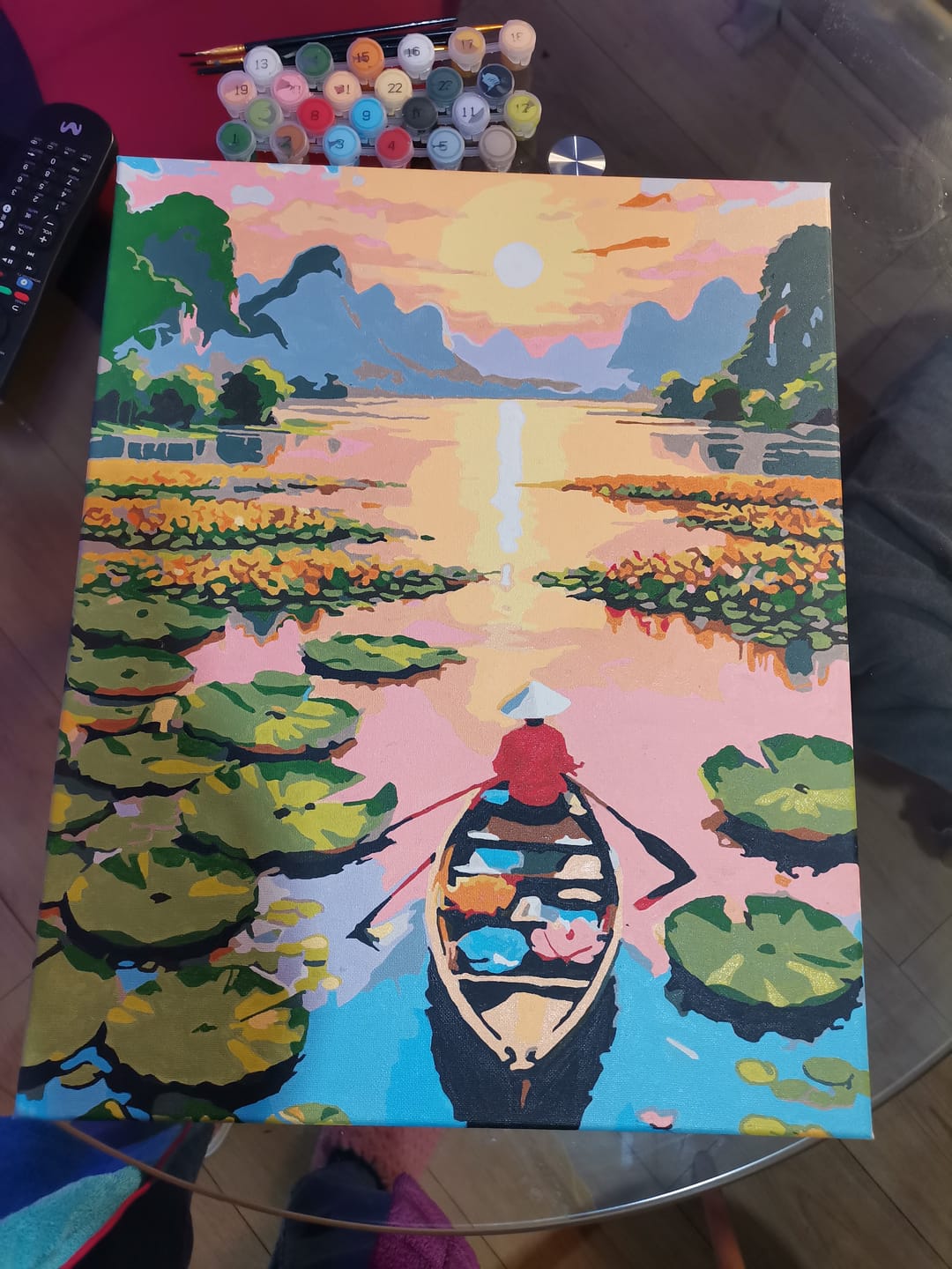 Customer photo review of Navegando en Ninh Binh (Pintura por Números) 40x50 cm