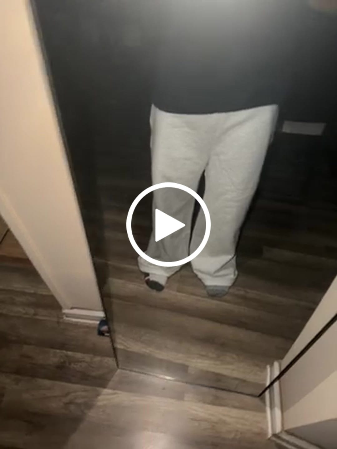 Customer video review of Cloud Grey Baggy Sweatpants