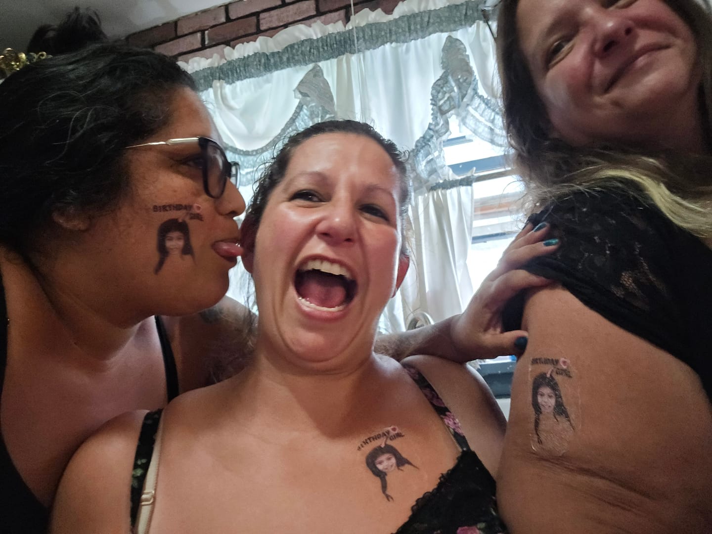 Customer photo review of Baby Birthday Girl Tattoo