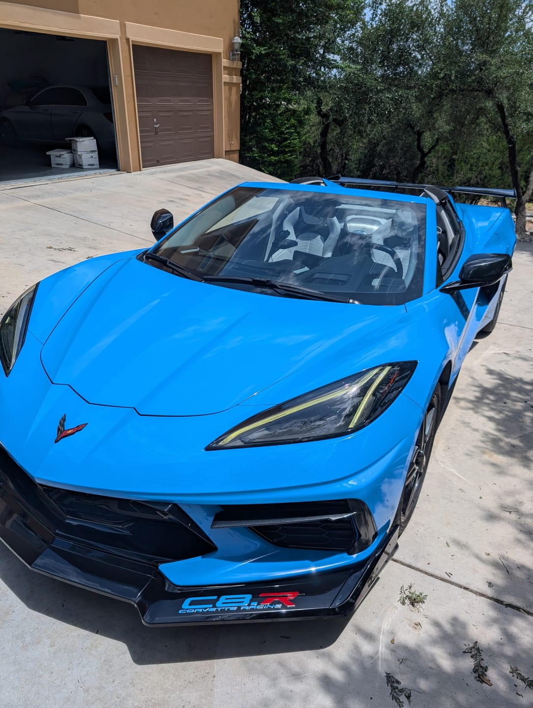 Customer photo review of Corvette C8 Stingray Front Splitter [5-Piece Extended Version]
