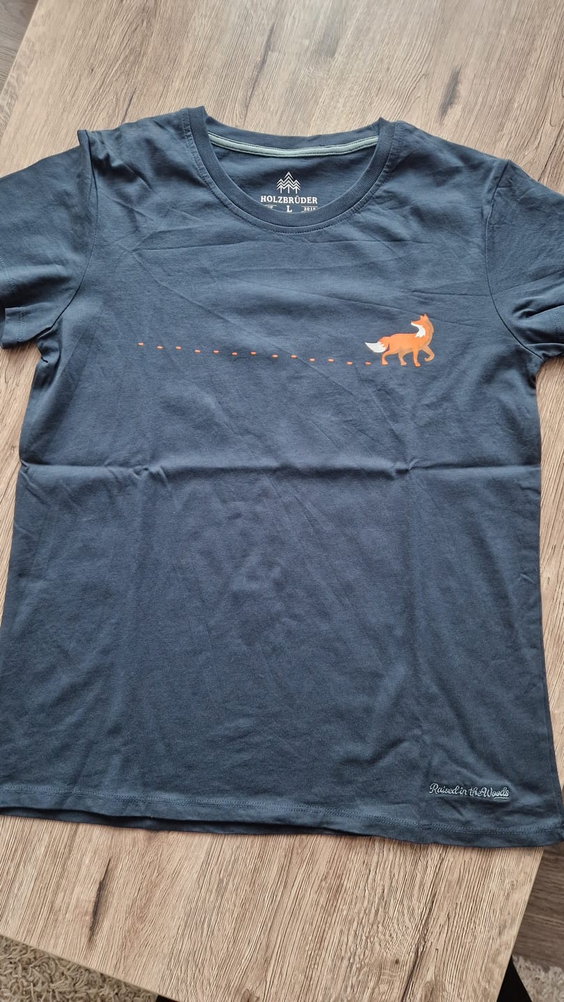Customer photo review of Holzbrüder® Originals - Fuchs Spur Bio Damen Shirt
