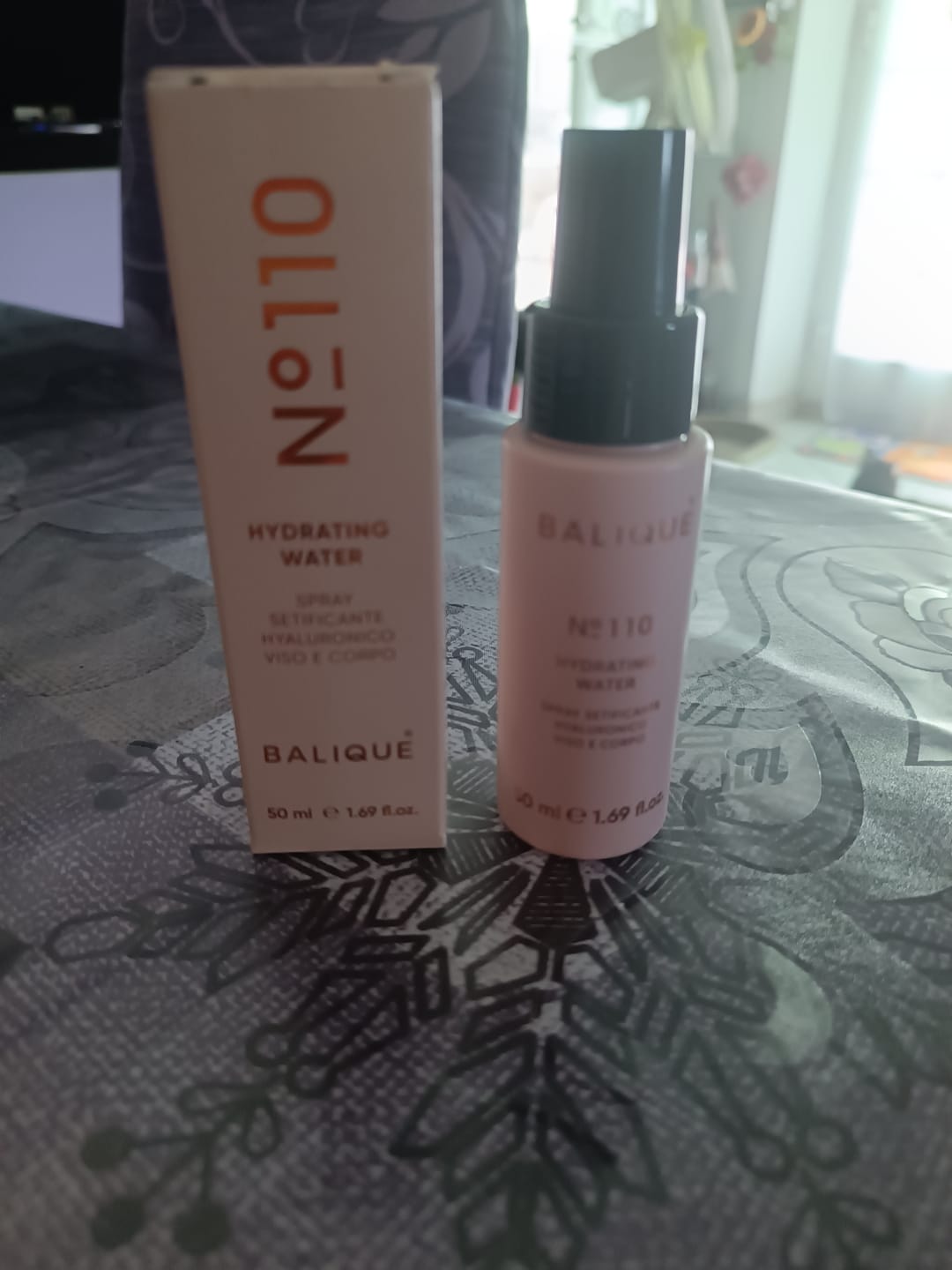 Customer photo review of N°110 HYDRATING WATER - TRAVEL SIZE