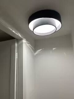 Customer photo review of LED Concentric Rings Round Flush Mount Ceiling Light
