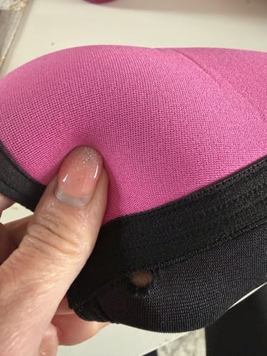 Customer photo review of Reversible Knee Sleeves - Pink