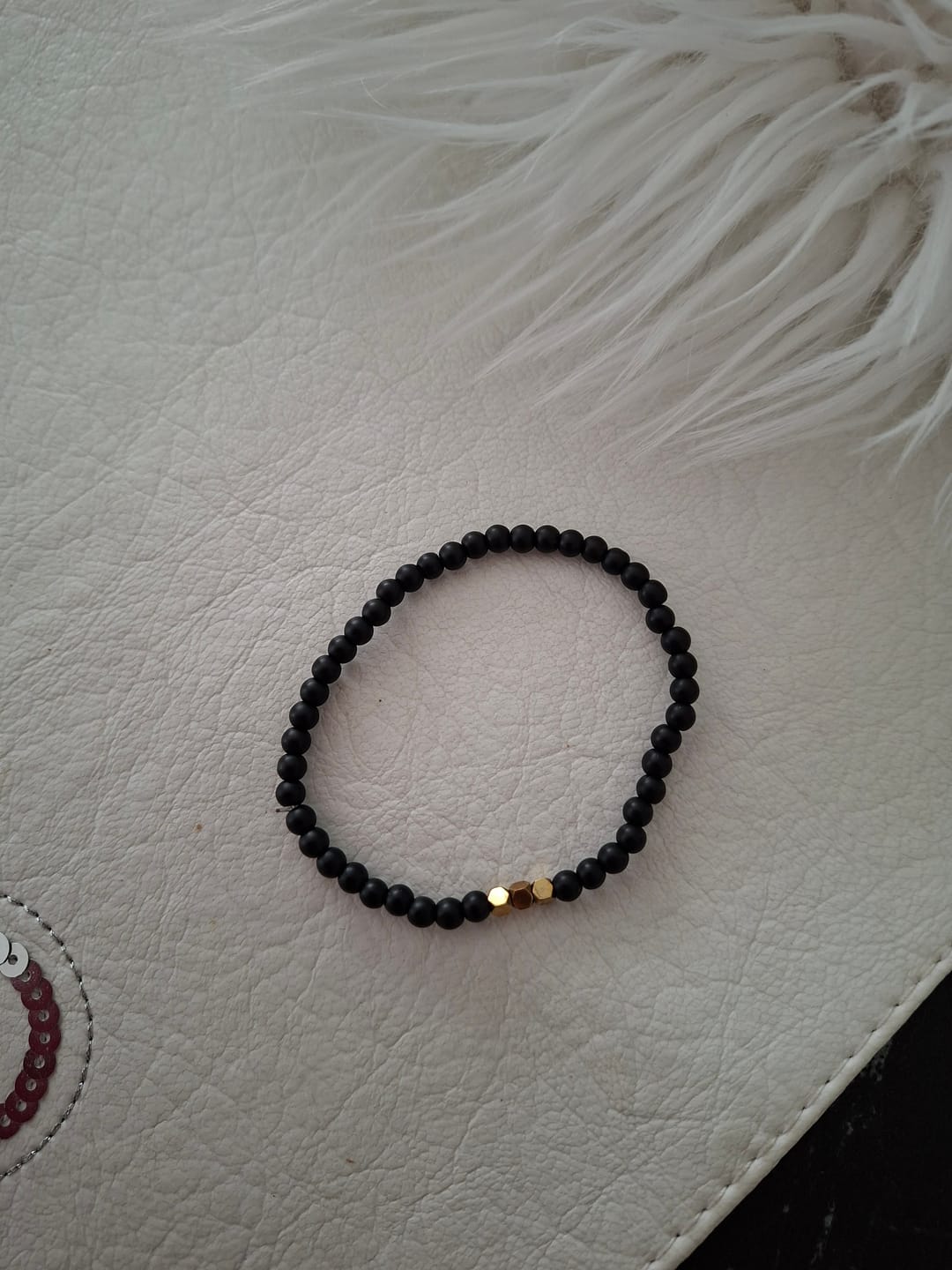 Customer photo review of Obsidian Armband