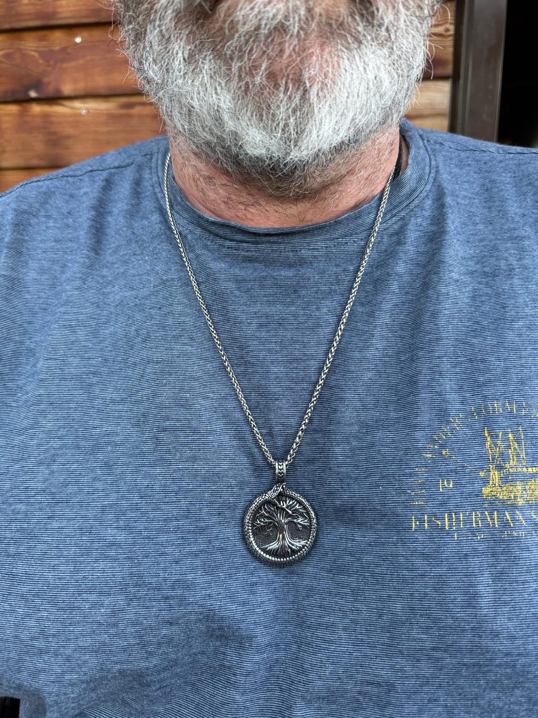 Customer photo review of Yggdrasil Necklace