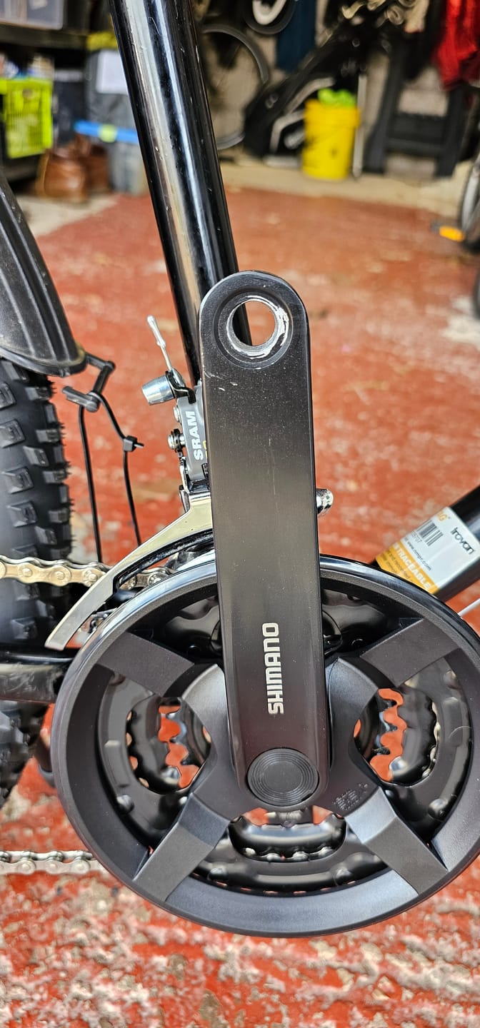 Customer photo review of Shimano Tourney FC-TY301 Triple Chainset - 42/34/24T