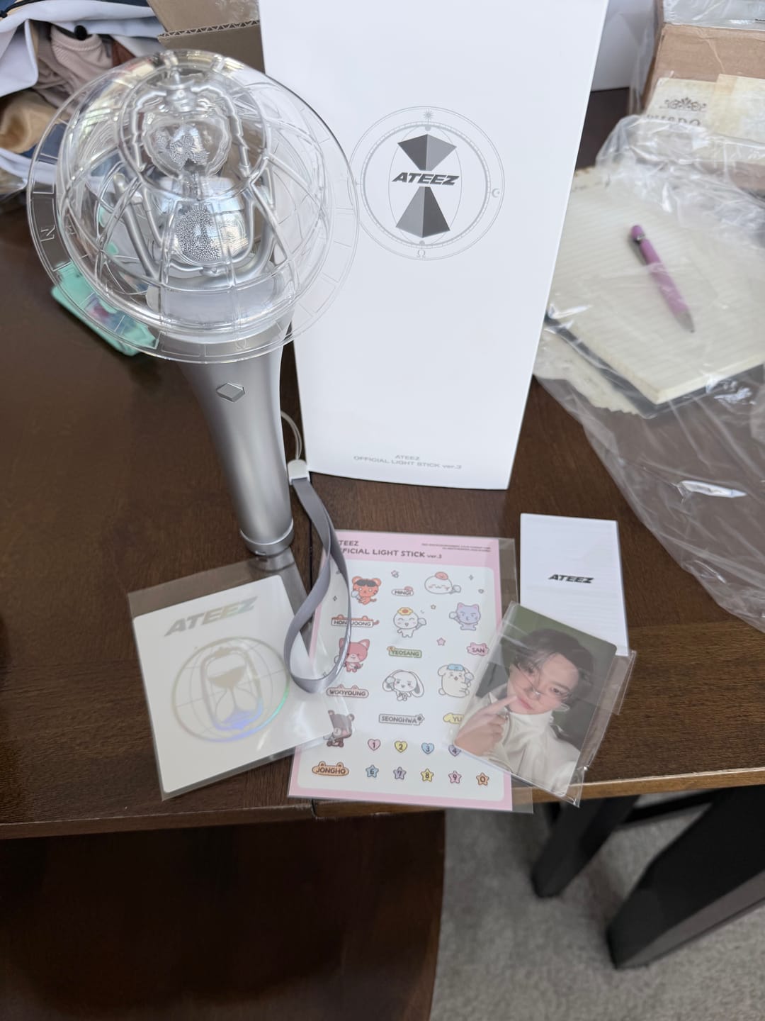 Customer photo review of ATEEZ - OFFICIAL LIGHT STICK VER.3