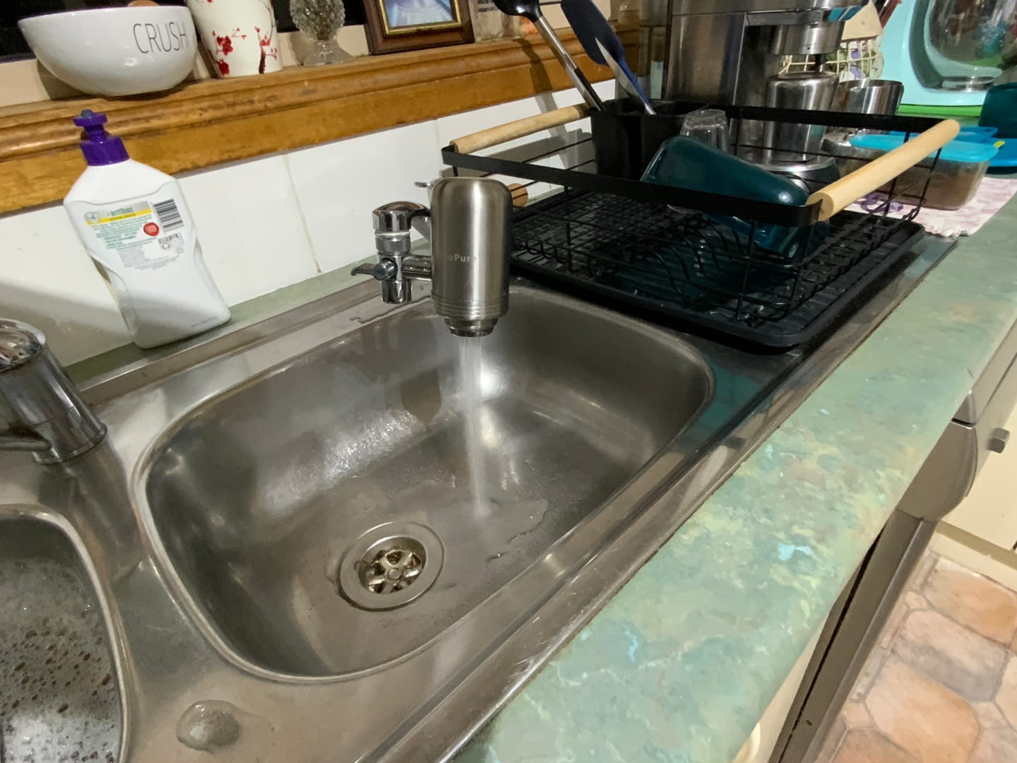 Customer photo review of EcoPure™ Tap Filter + Free Filters — Reduces PFAS, Chlorine & Microplastics. Clean Water in 60 Seconds
