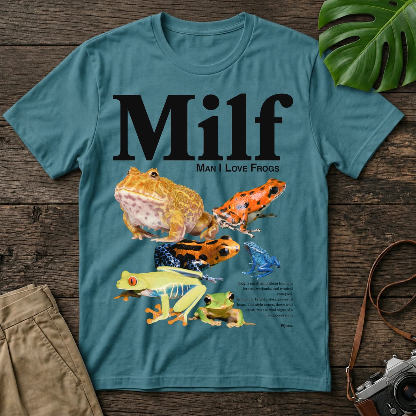 Customer photo review of Frogs Milf Organic T-Shirt