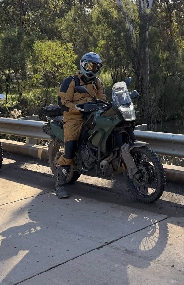 Customer photo review of Gen 2 'Tallarook' Waterproof ADV Motorbike Pants | 1000D Cordura Leather Kevlar