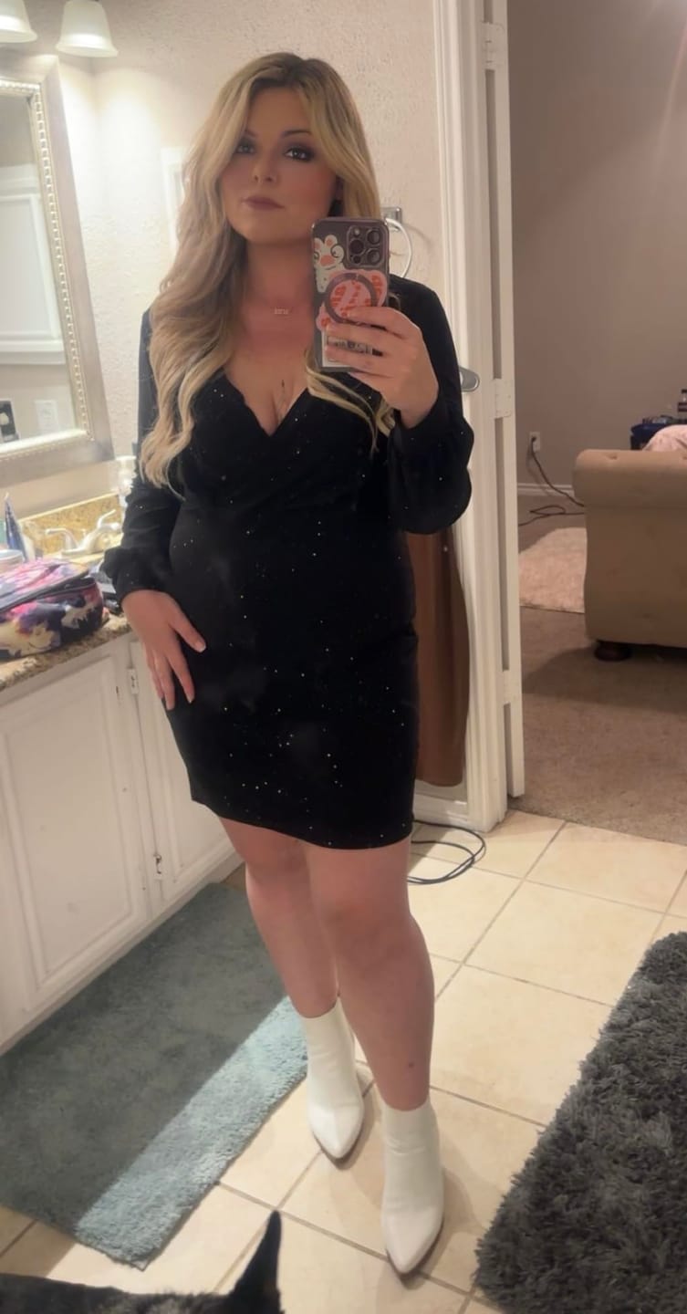 Customer photo review of Virgin Genius Weft Hair Extensions Ombre Blonde #2/18/22