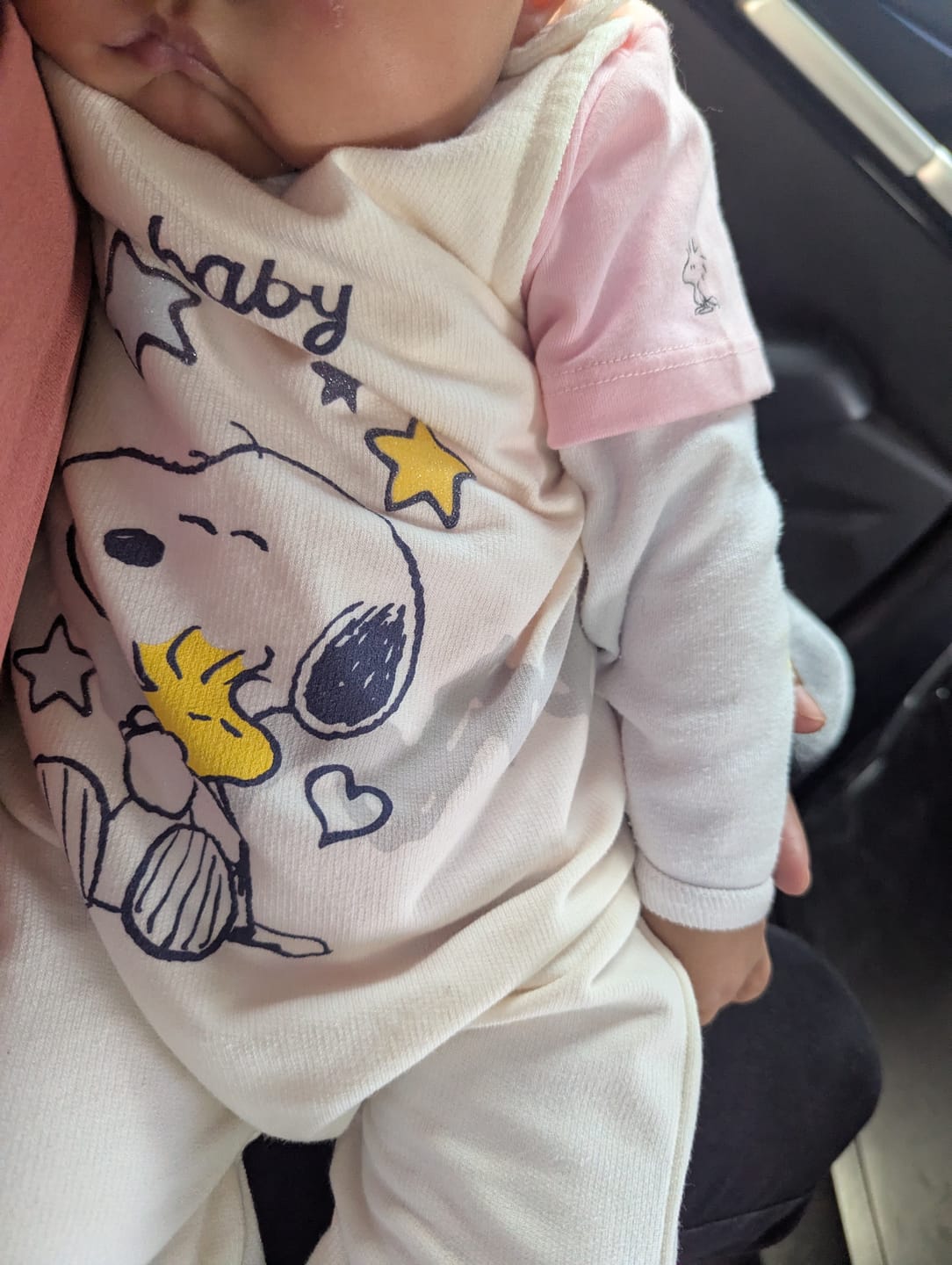 Customer photo review of Mameluco Snoopy® “For Baby” – Bebé Niña