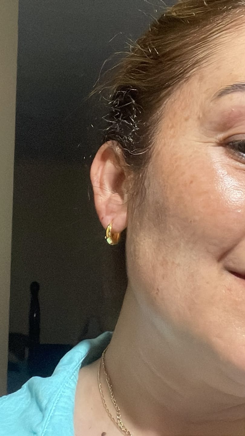 Customer photo review of Par Arracada Chunky 17 mm