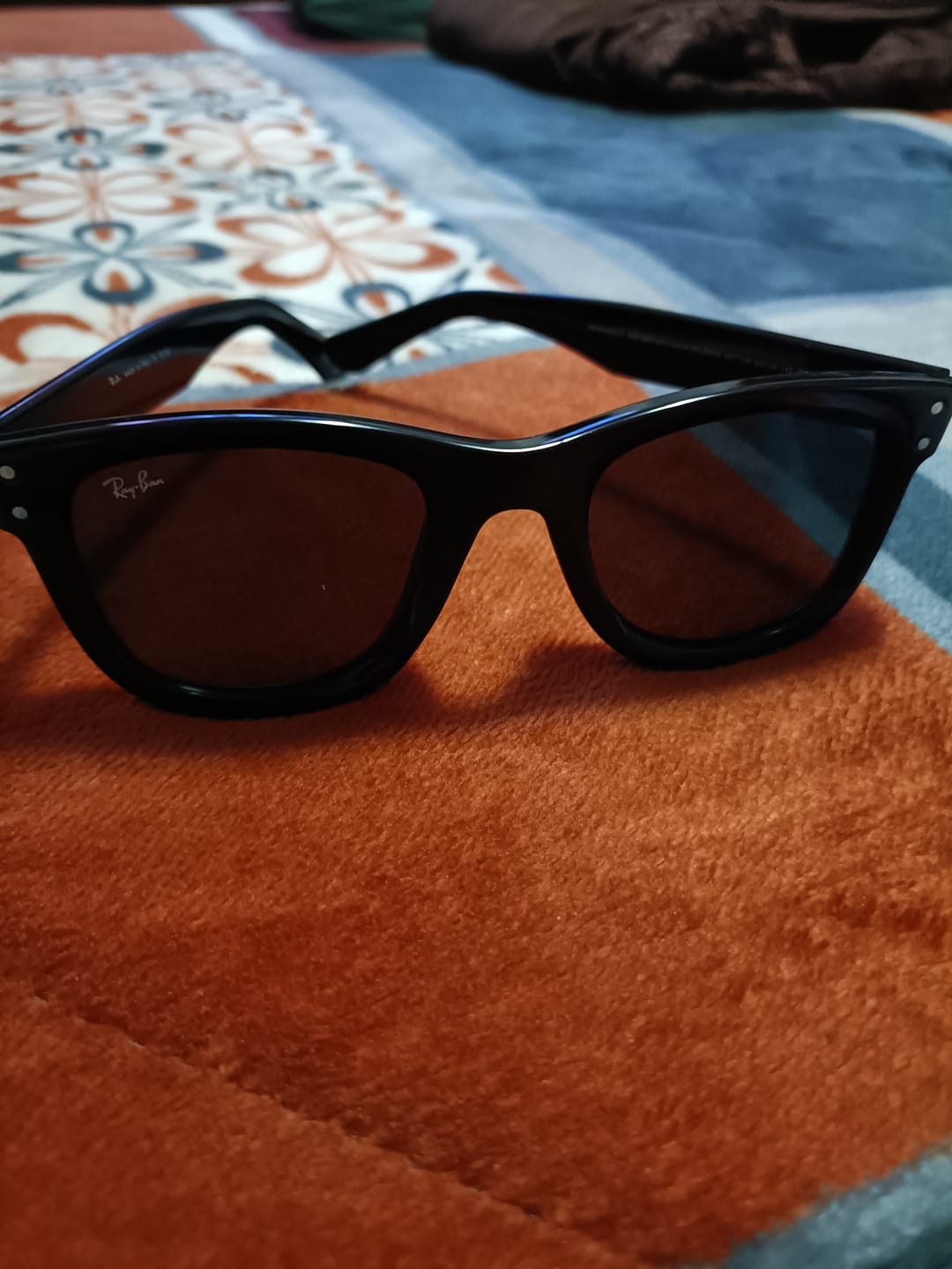 Customer photo review of Lentes De Sol Rb Wayfarer Reverse Rb0502s Negro Brilloso Verde