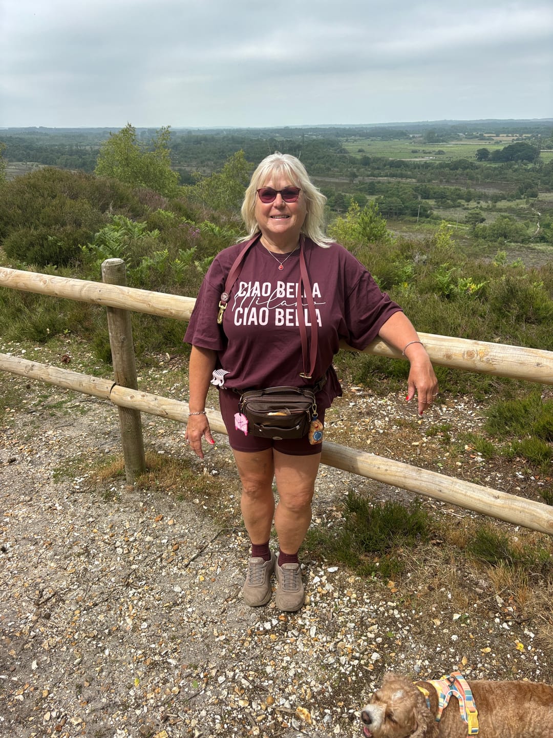 Customer photo review of All In One Bumbag - Chocolate Brown