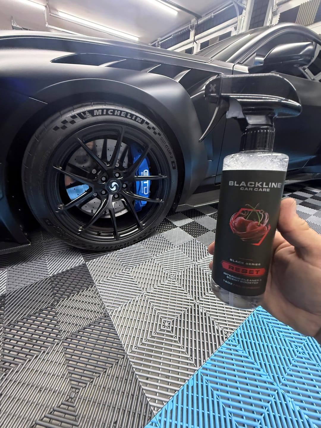Customer photo review of BLACKLINE® RESET INTERIOR CLEANER & SCENT BOOSTER