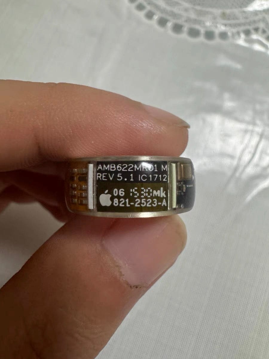 Customer photo review of Handmade Wooden Tritium Glow Ring
