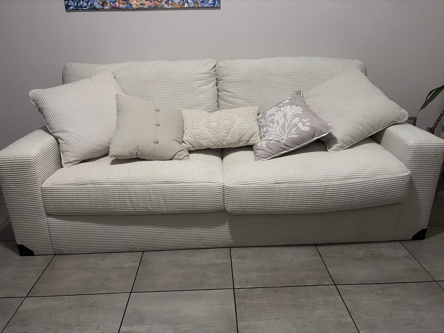 Customer photo review of Sofá 3 cuerpos Amesley