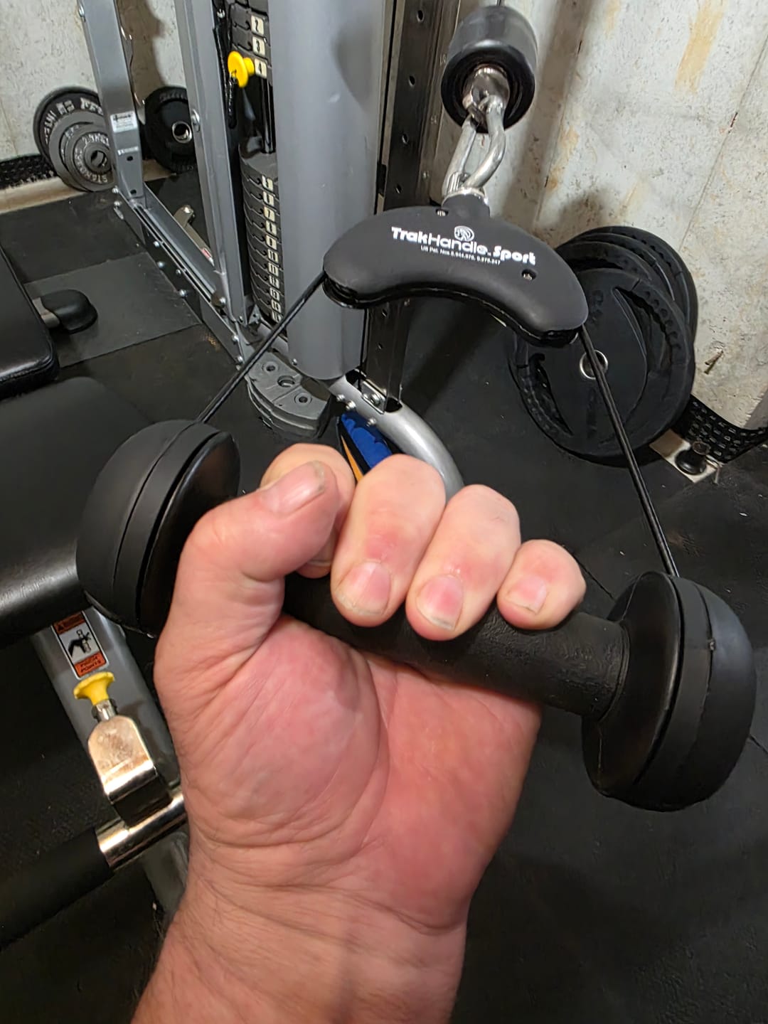 Customer photo review of TrakHandle Sport cable attachment Black