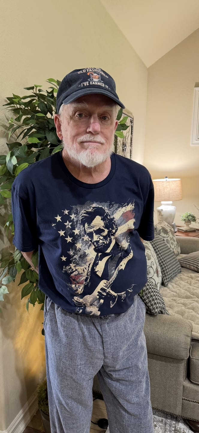 Customer photo review of Lincoln Flag T-Shirt