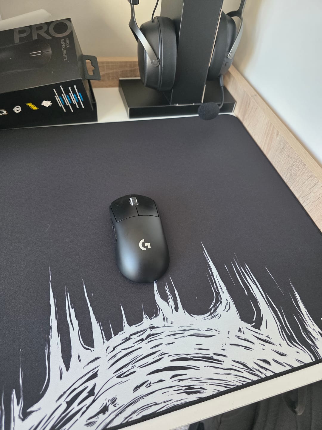 Customer photo review of Wraith Ace Series Poron Mousepad