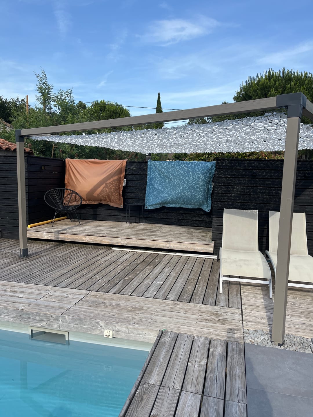 Customer photo review of Filet de camouflage renforcé câble acier