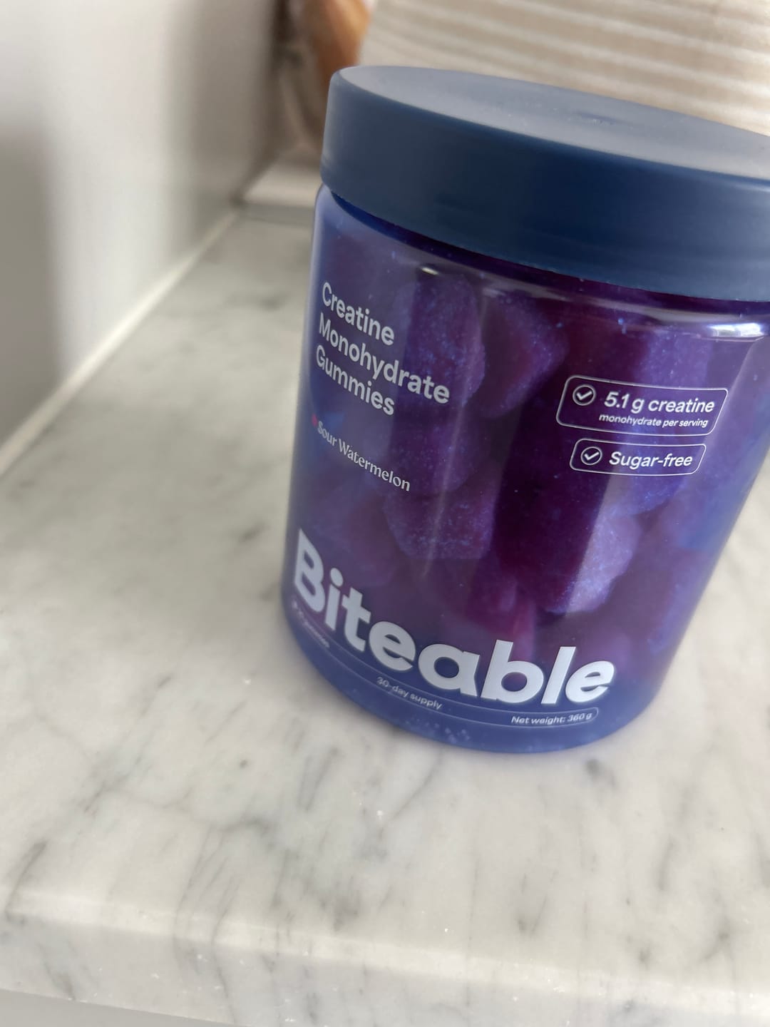 Customer photo review of Creatine Monohydrate Gummies